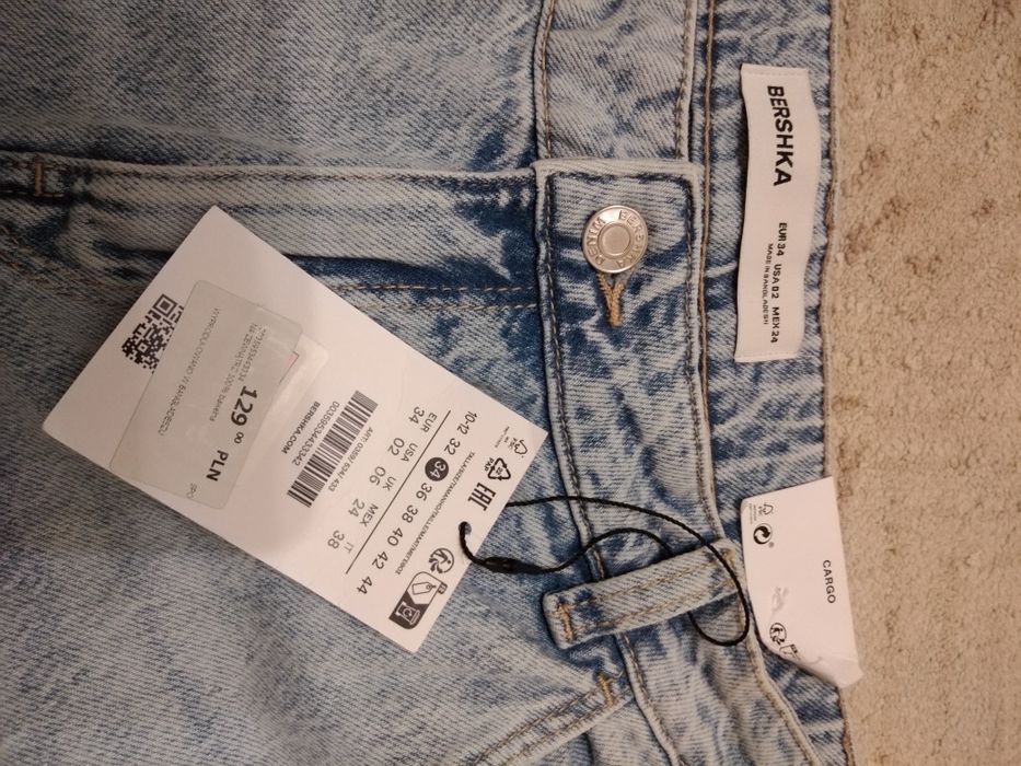Spodnie Cargo Bershka NOWE