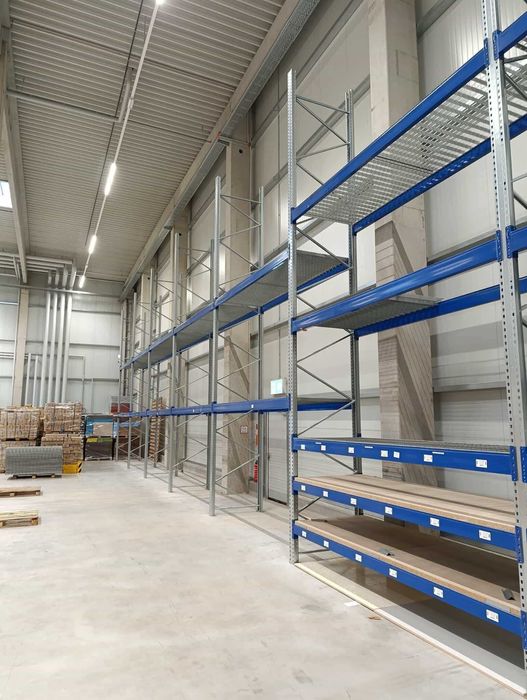 Regał paletowy przemysłowy magazynowy metalowy sklepowy garażowy 270cm