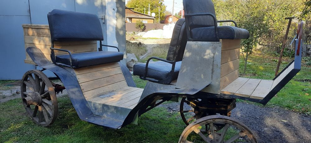 Карета  з мягкими кріслами та ящиком для речей.