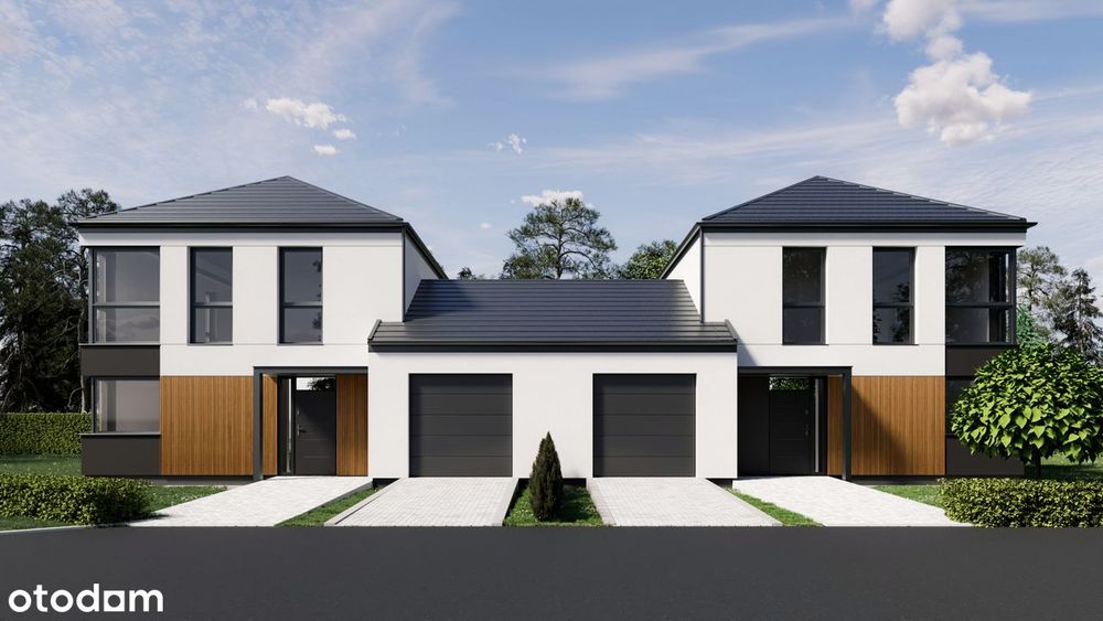 Nowoczesny dom 153,5 m| działka 750 m²| salon 41 m²| duże przeszklenia