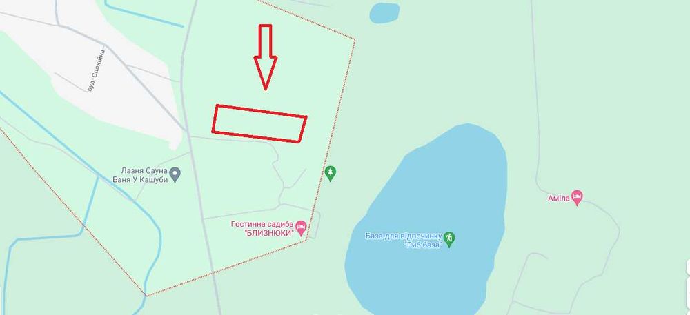 Продам участок возле озера, Волынская обл., с. Соловичи, СОБСТВЕННИК