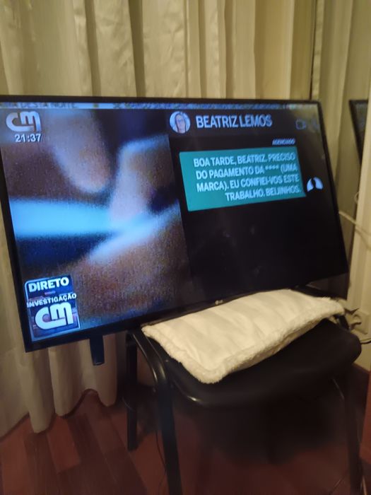 Smart tv de 45" como nova