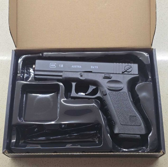 Пістолет на кульках GLOCK 17 Глок метал  пластик дитячий іграшковий