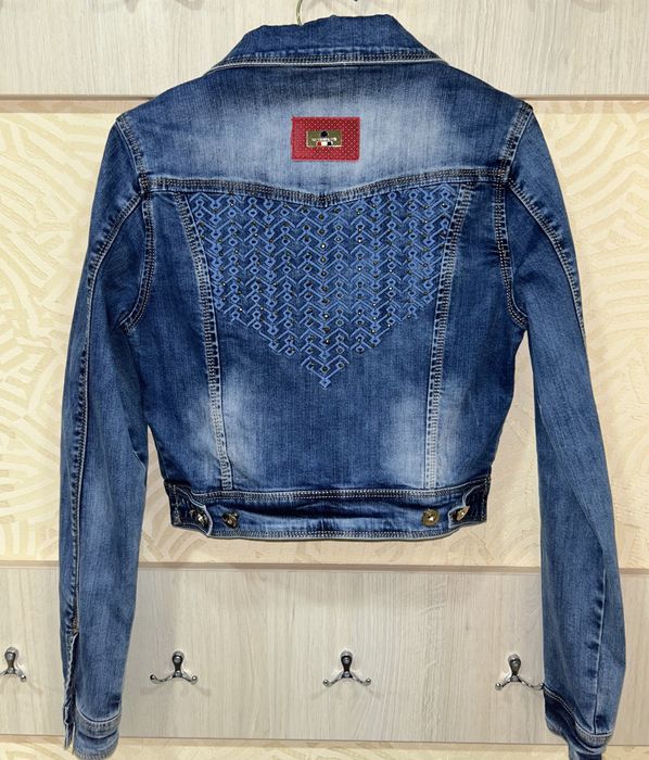 Джинсовая куртка педжак жакет для девочки