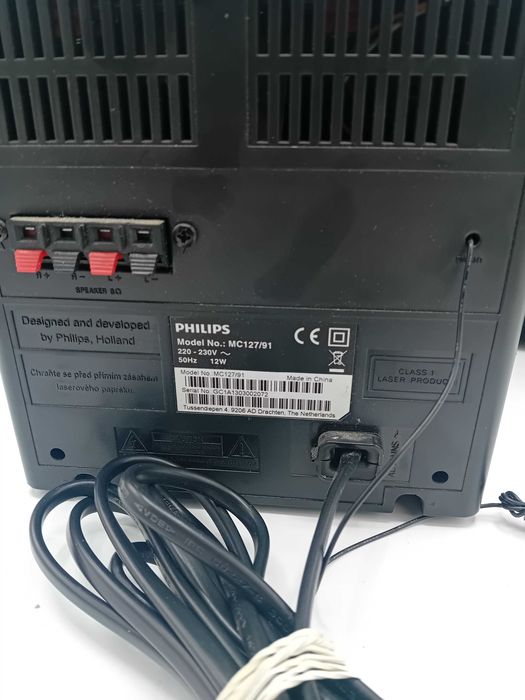 Miniwieża Philips MC127/91 + 2 głośniki MC 127 OPIS