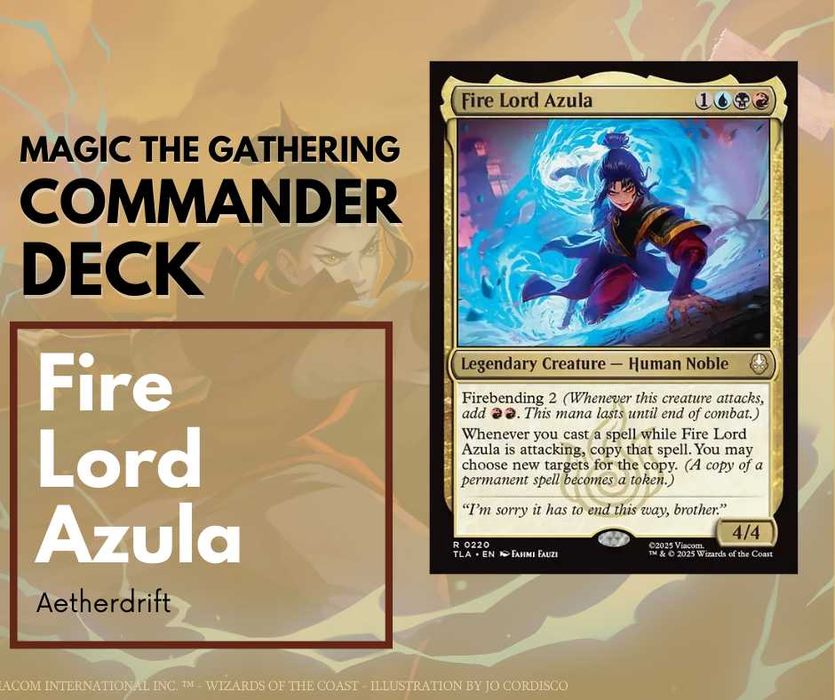 Magic the Gathering Commander | Avatar, Azula, grixis, firebending