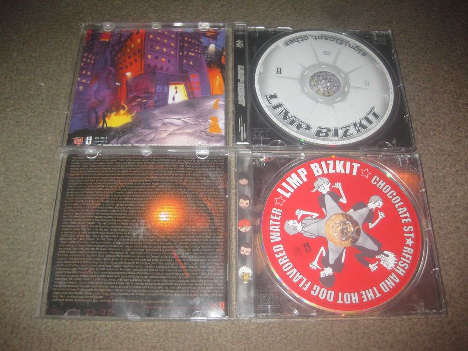 4 CDs dos "Limp Bizkit"