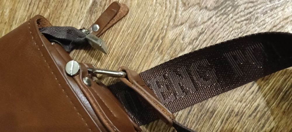 Мужская кожаная сумка  Polo . Новая.