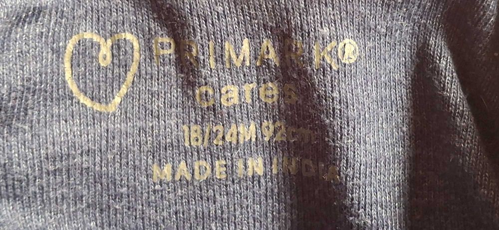 Camisola Gola Alta Azul Primark 18-24 meses