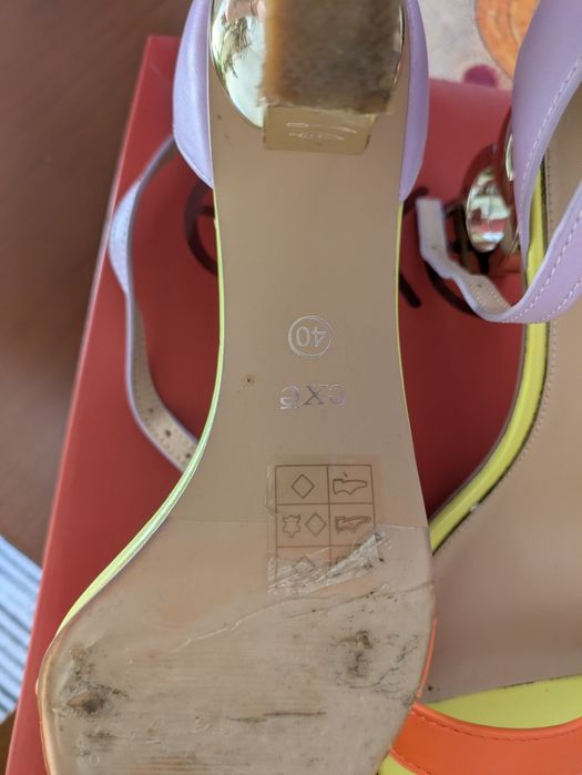 Sandálias EXE usadas 1x