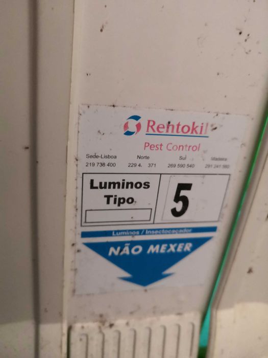 Electrocutor de insectos para talho/espaço de grandes dimensões.