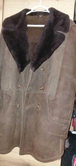 Sprzedam   kożuch męski skórzany M .
