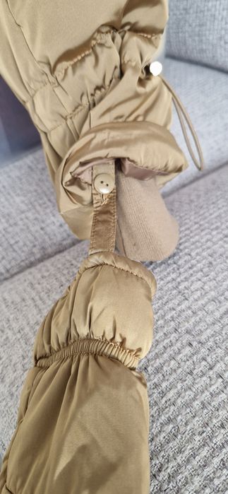 Kurtka długa płaszczyk puchowa Zara