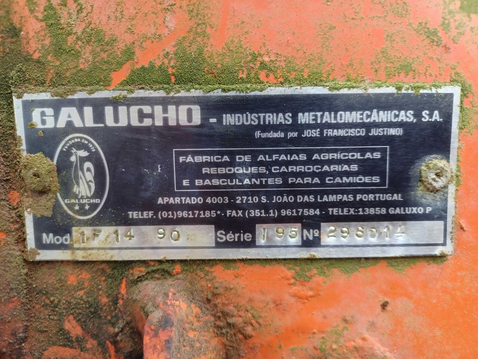 Charrua Galucho 1F, 14" e 90º