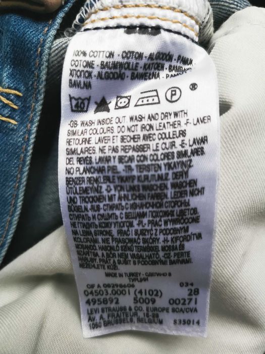 Spodenki Spodnie Jeansowe Jeansy Męskie Levi’s levis 503 rozmiar 28