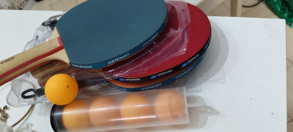 Conjunto de raquetes ping Pong