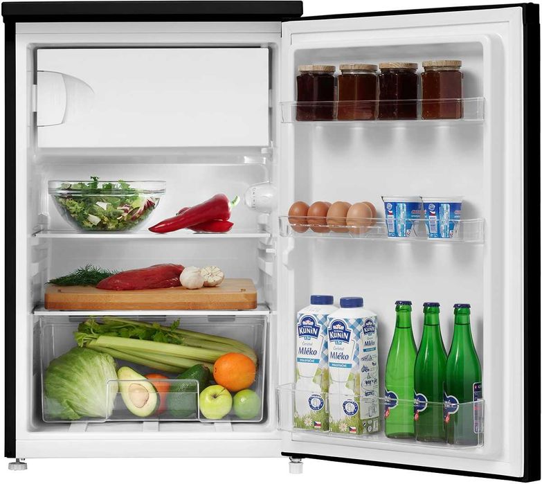 Lodówka z zamrażarnikiem CONCEPT czarna