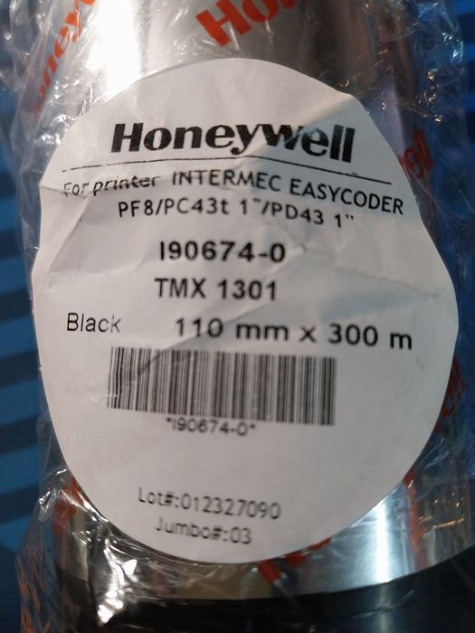 Honeywell Intermec TMX 1301 fita térmica 110 mm x 300 m Preto