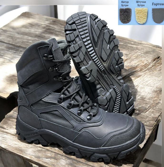 Берці зимові/ Берцы зимние хутро  Гортекс шкіра 40-46 Розн/Опт