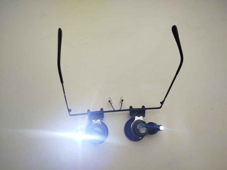 Увеличительные очки 20x лупа, ювелирам, часовщикам