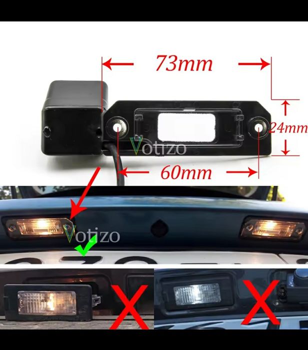 HD Rearview Camera for VW Golf V64729513664129121