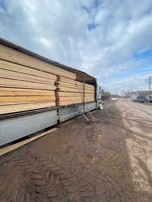 Обрезной брус (доска) 100*50*3м . Производитель пиломатериалов