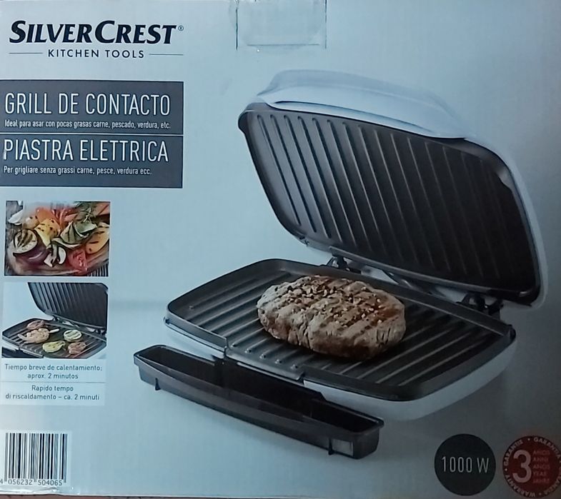 Grelhador eletrico NOVO em caixa selada