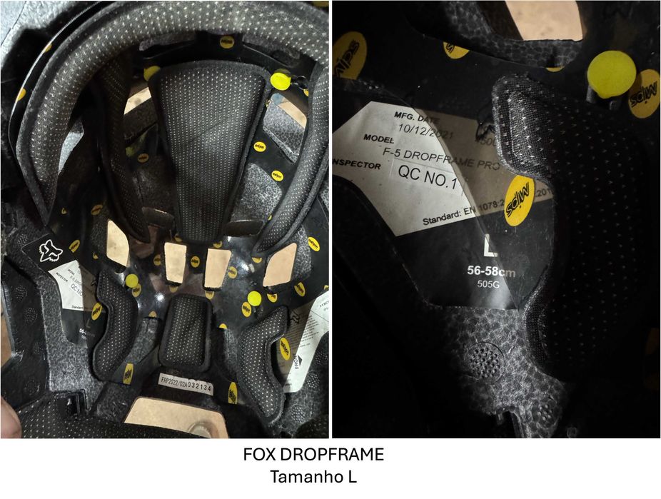 Capacete MTB/BTT da Fox Racing - VER VÁRIOS