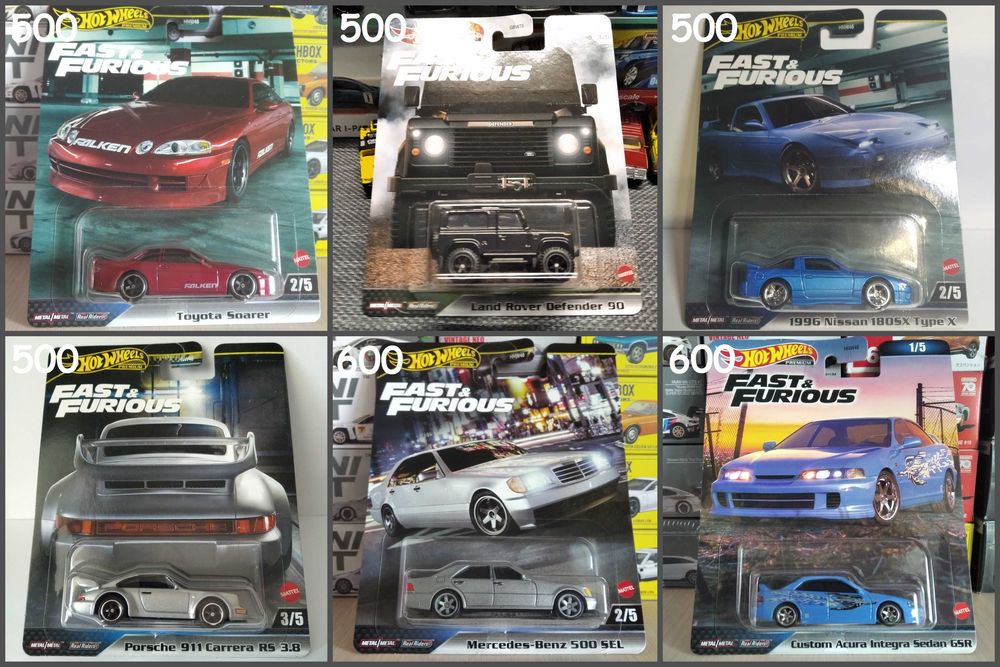 Моделі Hot Wheels Fast & Furious, машинки Форсаж хот вілс