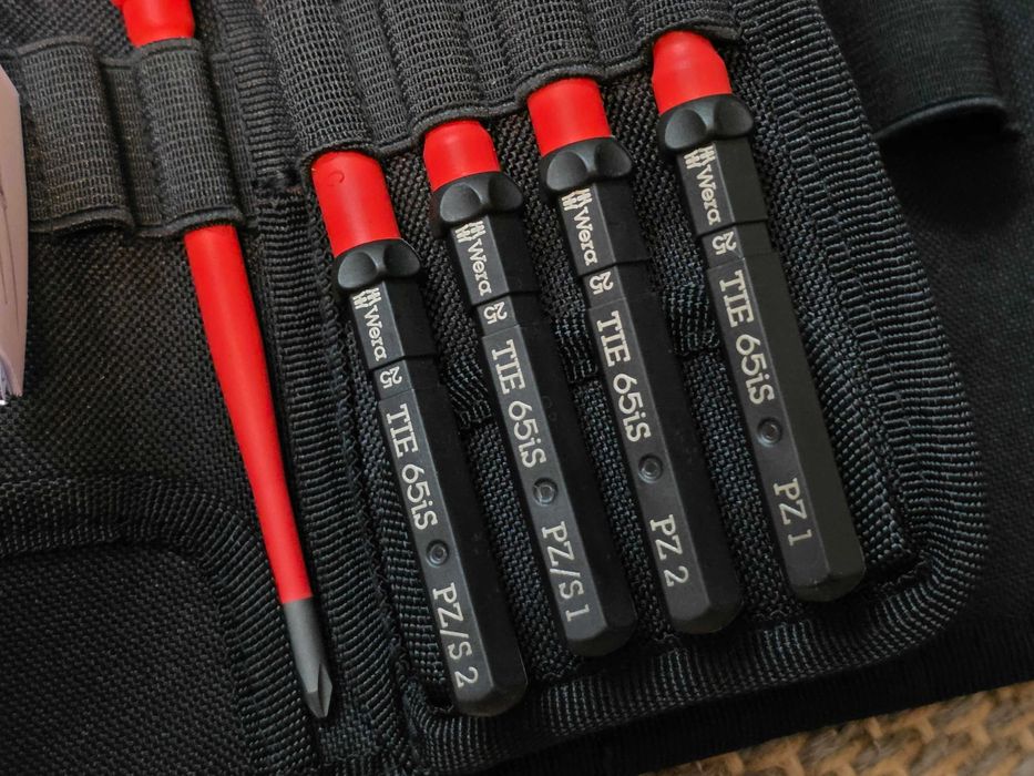 Zestaw Wkrętaków dla elektryka WERA VDE Slim Etui Śrubokręty Rękojeść