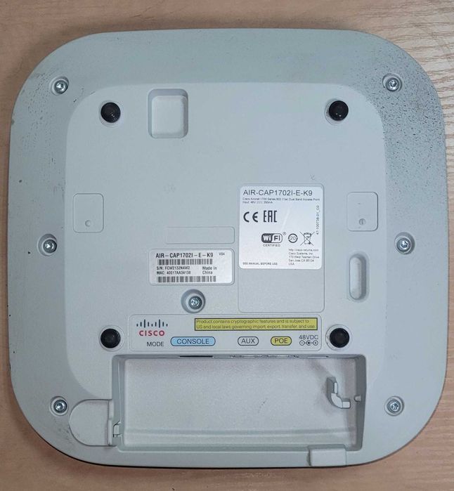 Точки доступу Cisco AIR-CAP1702I-E-K9. Оплата нал./безнал./опт.