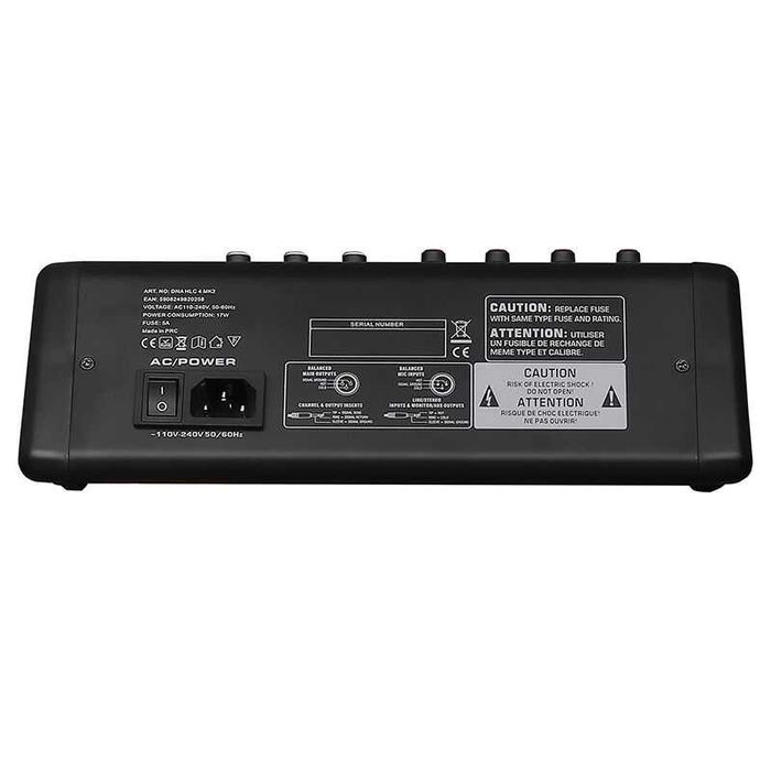 Mikser Audio 4 - XLR 1 - Stereo Bluetooth USB Phantom Kamera pogłosowa