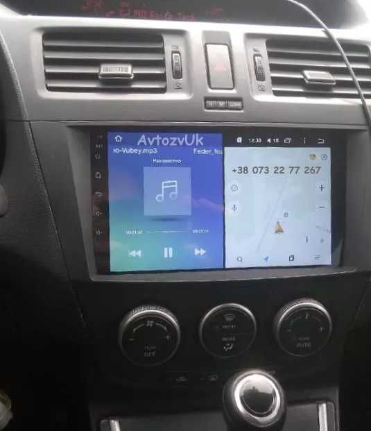 Магнитола MAZDA 5 Мазда DVD TV GPS USB 2 din дин CarPlay Android 15