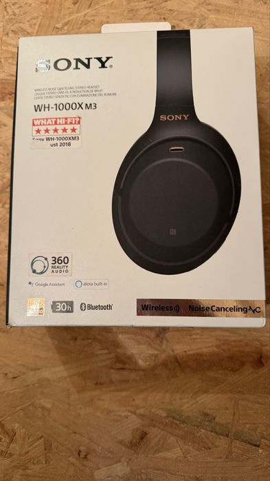 Sony WH-1000XM3 | ANC | Stan bardzo dobry | Pełen komplet