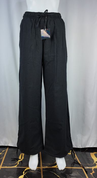 Spodnie Aurivella czarne L, 100% bawełna, nowe z metkami