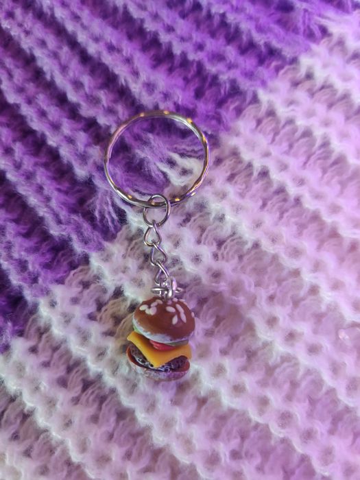 Porta-chaves de hamburguer