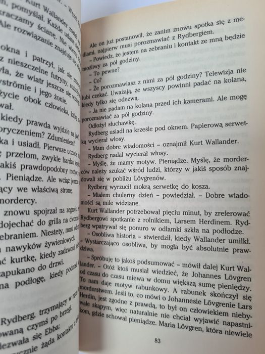 Morderca bez twarzy - Henning Mankell