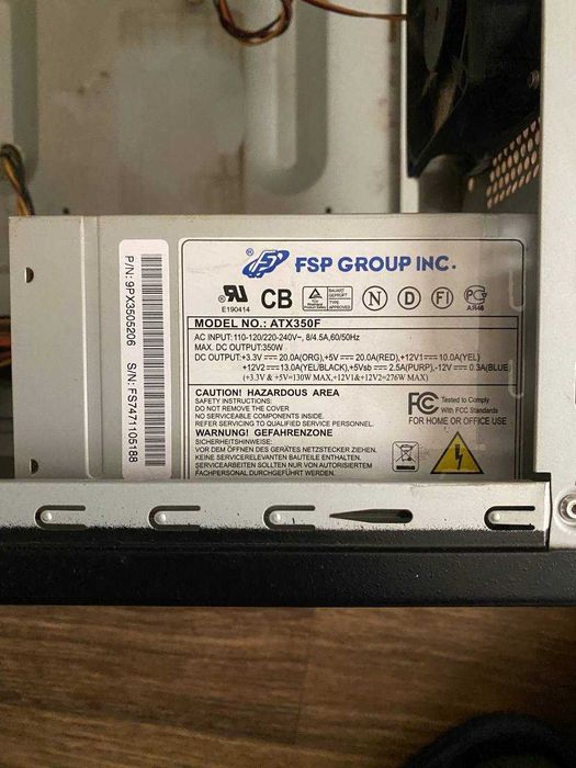 : Корпус для ПК (Midi-Tower) + Блок живлення FSP 350W