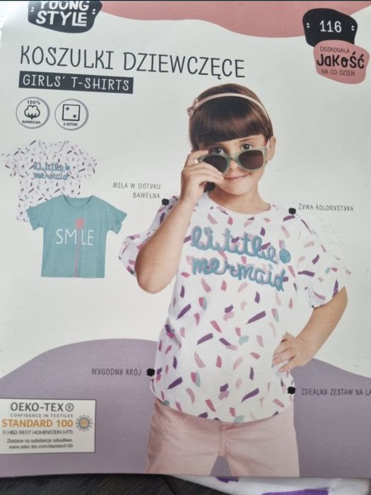 Koszulki tshirt 2pack NOWE r.98, 104, 110, 116