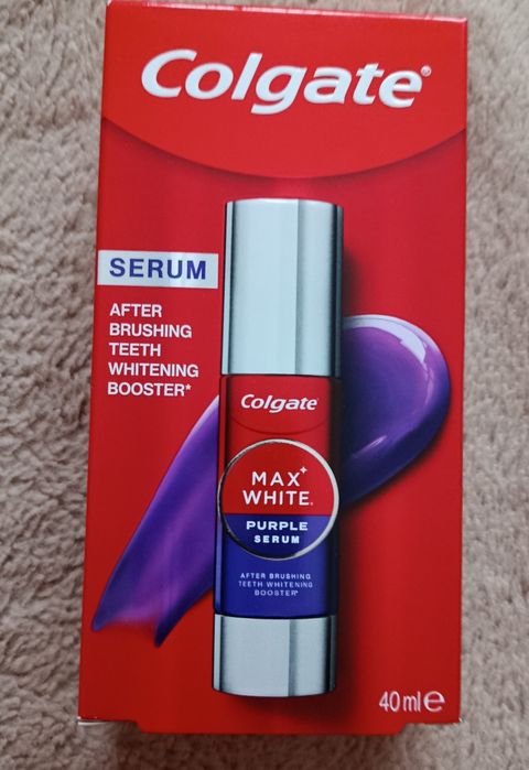 Serum wybielające Colgate Max White Purple Serum nowe