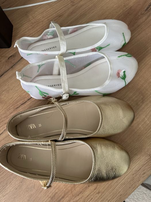 Балетки Zara белетки Reserved туфлі