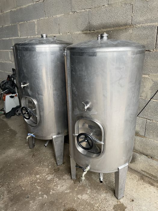 2 cubas 250L inox