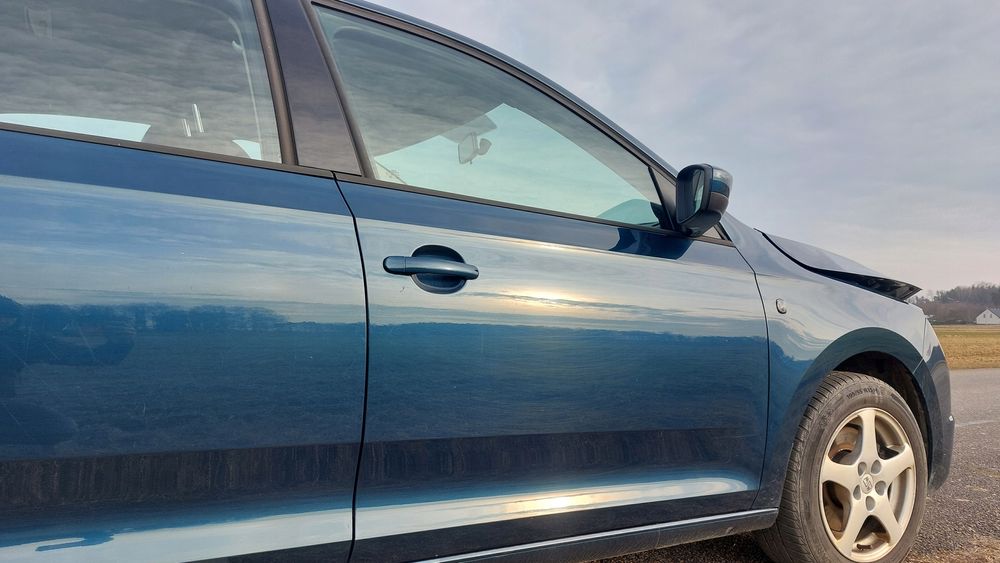 seat toledo iv skoda rapid liftback drzwi prawy przód przednie lw5q 12