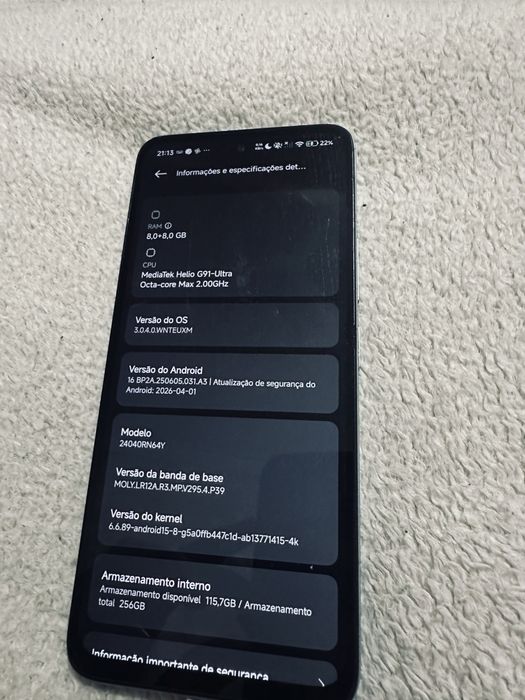 Redmi 13  256GB / 8,0 GB RAM