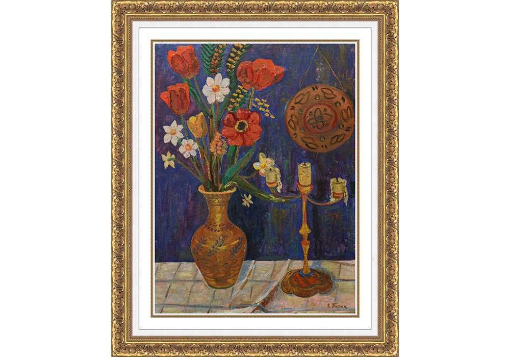 Патик Володимир (1926-2006). Квіти 70*50 см - Львівська школа - Цветы