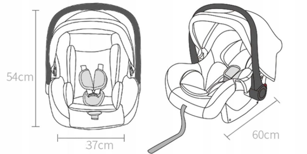 Wózek 3w1 gondola spacerówka fotelik - czarny ze srebrnym stelażem.