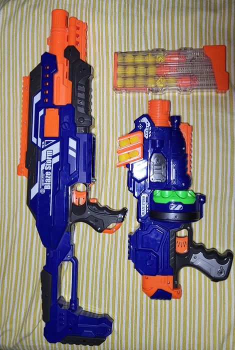 Бластери Blaze Storm , 2 шт, м,які кулі
