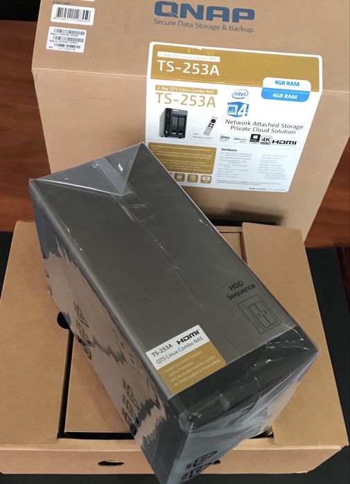 NAS сервер QNAP 253A 16gb ОЗУ