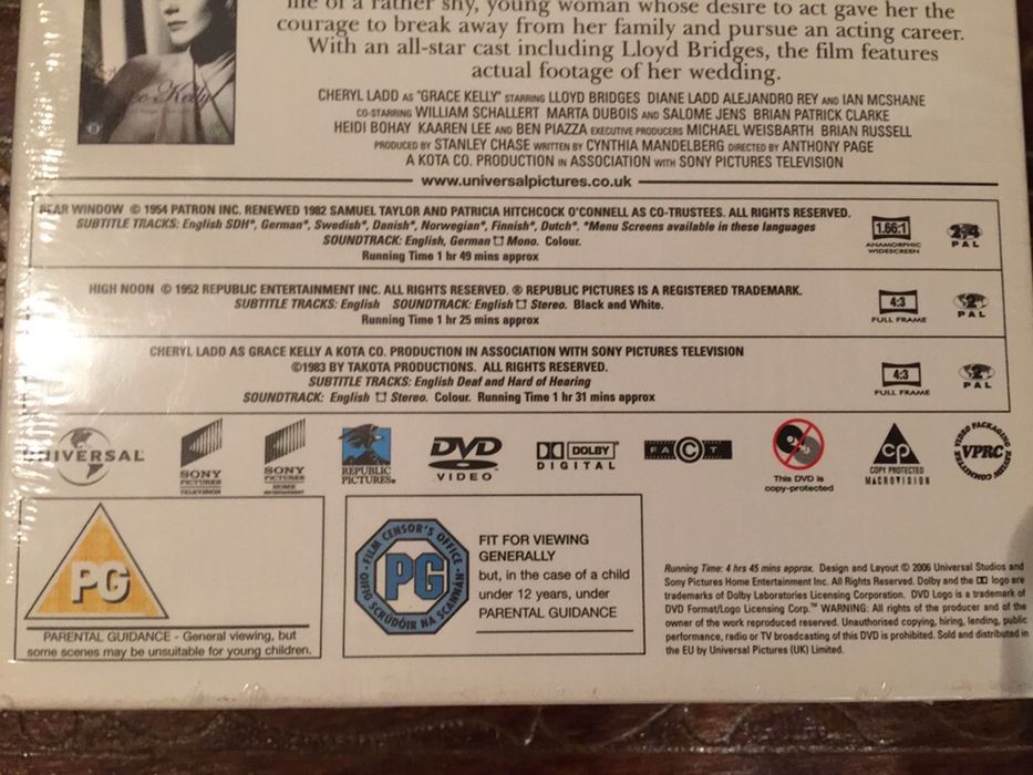 Coleccao DVD Grace Kelly - novo