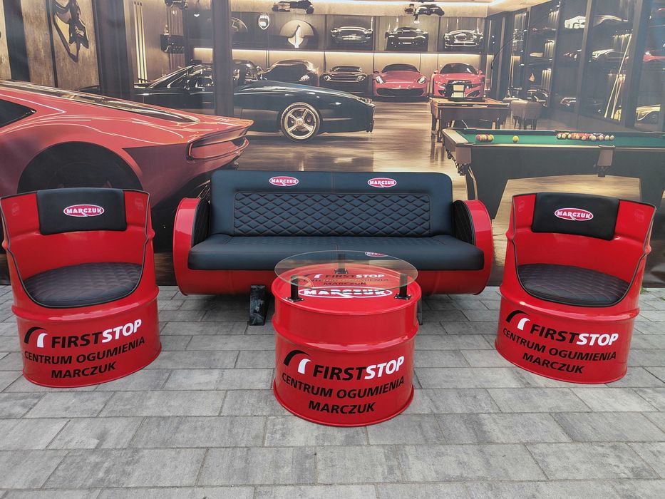 Meble z beczek z Haftem jakość Premium !!!